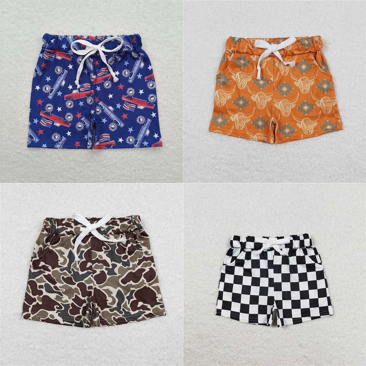 Baby Clothing Wholesale - Toptan erkek bebek yaz Camo cep