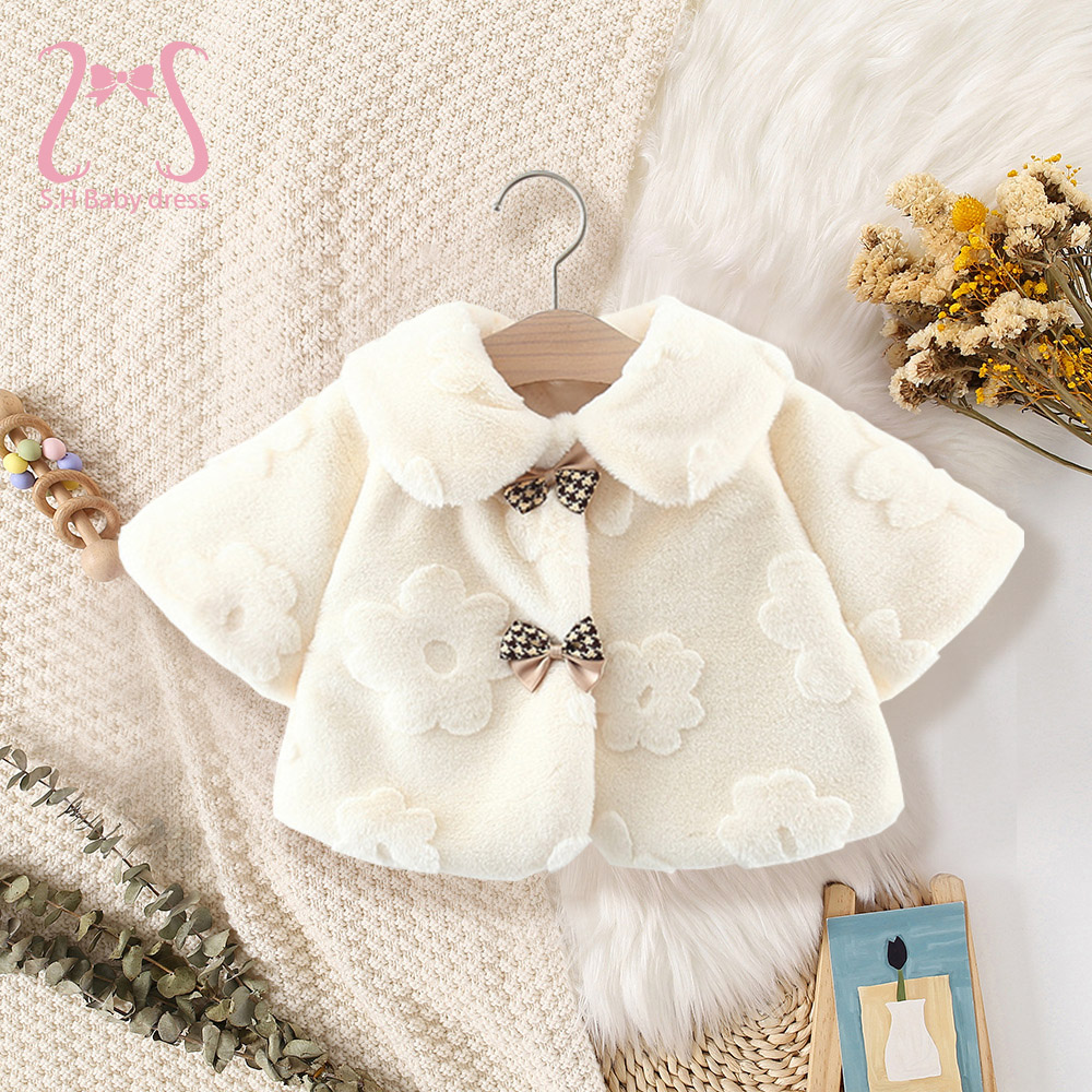 Baby Clothing H&M - Çocuk kış sevimli ceket tatlı çiçekler