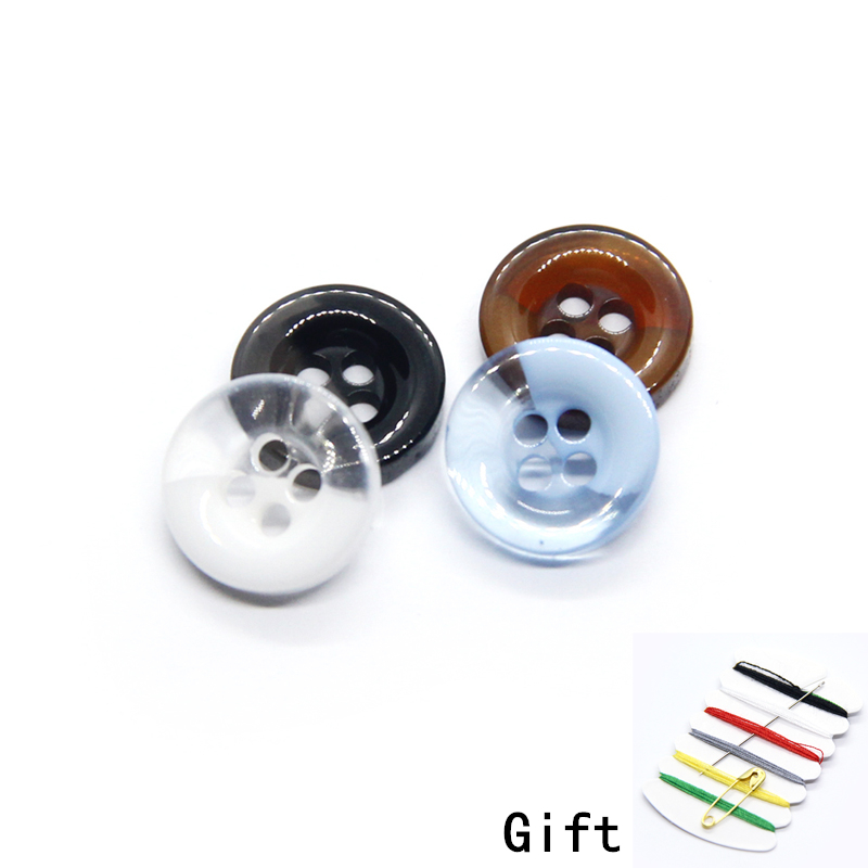 Baby Clothing Wholesale - 9/10/11mm şeffaf küçük gömlek düğmeleri giyim