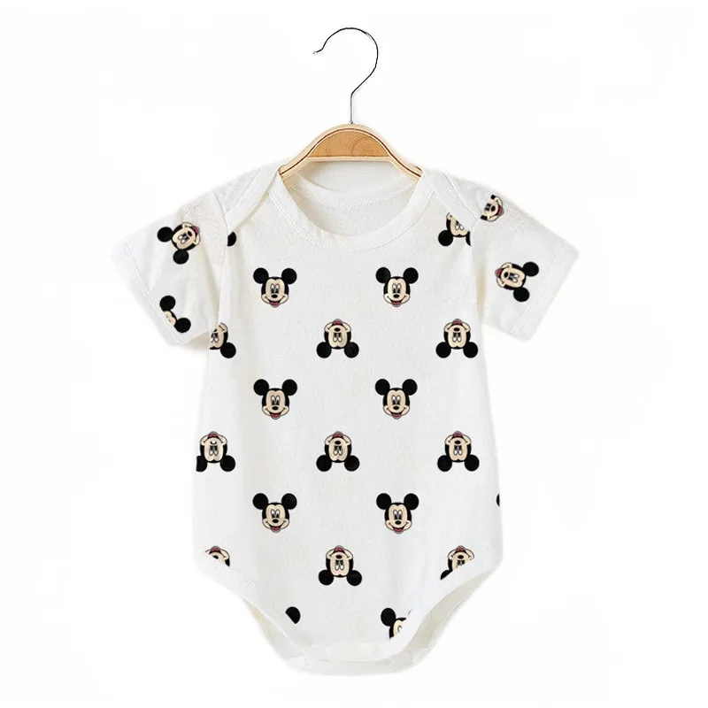 Baby Clothing Clearance - Unisex Bebek Tulumları Karikatür Mickey Kısa
