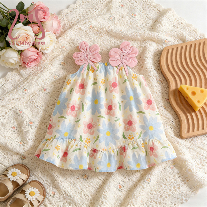Baby Clothing H&M - Yaz Çocuk Elbiseleri Sevimli Bebek Kız